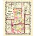 thumbnail image 3 of Cambell 15x17 Black Modern Framed Museum Art Print Titled - Bond Clinton Washington Illinois - Cambell 1870, 3 of 5