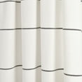 thumbnail image 4 of Lush Decor Farmhouse Boho Stripe Window Curtain Panels - Gray Ombre - 42 X 84, 4 of 11