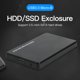 thumbnail image 2 of Caja de disco duro USB 3.0 de 2,5 pulgadas Caja externa HDD SSD de 6 Gbps (negro), 2 of 9