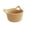 Khaki, variant on Yhmxh Woven Rope Toy Storage Baskets with Handles, Cat Ear Storage Bin Round Decorative Basket Organizer for Storage, Cute Colorful Storage Baskets, Gift Basket Empty for Toys, Shelves, Closet