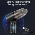 thumbnail image 5 of Cordless Mini Vacuum, Multi-Function Handheld Portable Vacuum Cleaner - Cleaning Dust, Hairs, Crumbs, for Keyboard, Computer, Car, Pet House, Black, 5 of 5