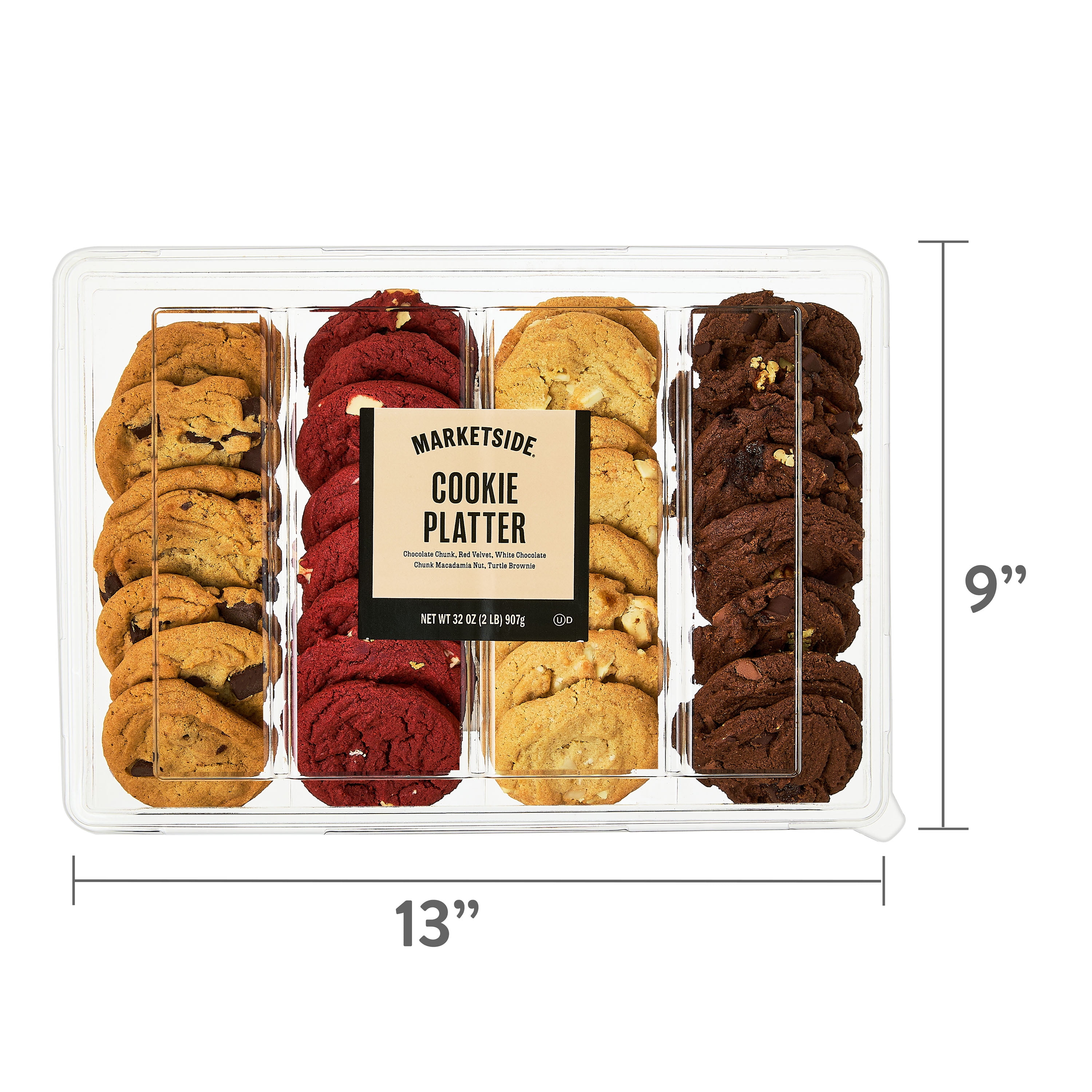 Marketside Cookie Platter, 32 oz, 32 Count