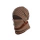 thumbnail image 2 of Xihbxyly Conjunto de Gorro de Lana de Invierno, Mascarilla y Bufanda a Prueba de Viento, Tejido de Lana Suave y Cálido, Transpirable y Cómodo, para Ciclismo Al Aire Libre, Running y Esquí, Conjunto d, 2 of 3
