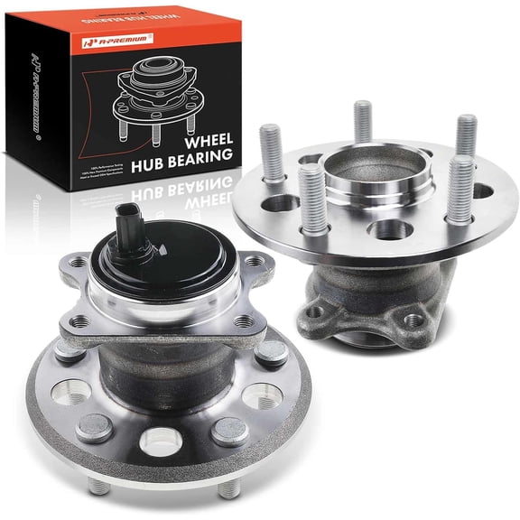 A-Premium 2 x Rear Wheel Bearing and Hub Assembly with ABS & 5-Lug Compatible with Lexus ES300h 2013-2018, ES350 2013-2014, ES350 2015-2018