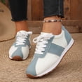 thumbnail image 4 of Womens Tennis Shoes Casual Sneakers Casual Sneakers Retro Flat Shoes Color Design Comfortable Walking Shoes Lightweight Breathable Fashion Athletic Footwear, 4 of 5