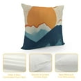 thumbnail image 4 of JEUXUS  Boho Pillow Covers, Moon Sun Throw Pillow Cover, Boho Sun Moon Blue Mountains Decorative Pillowcase Throw Pillow Cover, Boho Sun Moon Dorm Bed Room Home Decor  Pillow Case, 4 of 5