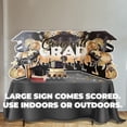 thumbnail image 3 of Victory Store Gold Congrats Grad 36" x 72" Graduation Party Sign 22768, 3 of 8