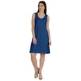 thumbnail image 4 of Inkmeso Robe Évasée Sans Manches pour Femmes Longueur Genou Ligne A Été Décontractée, 4 of 7