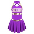 inlzdz Kids Girls Cheer Leader Costume Halloween Party Cheerleading