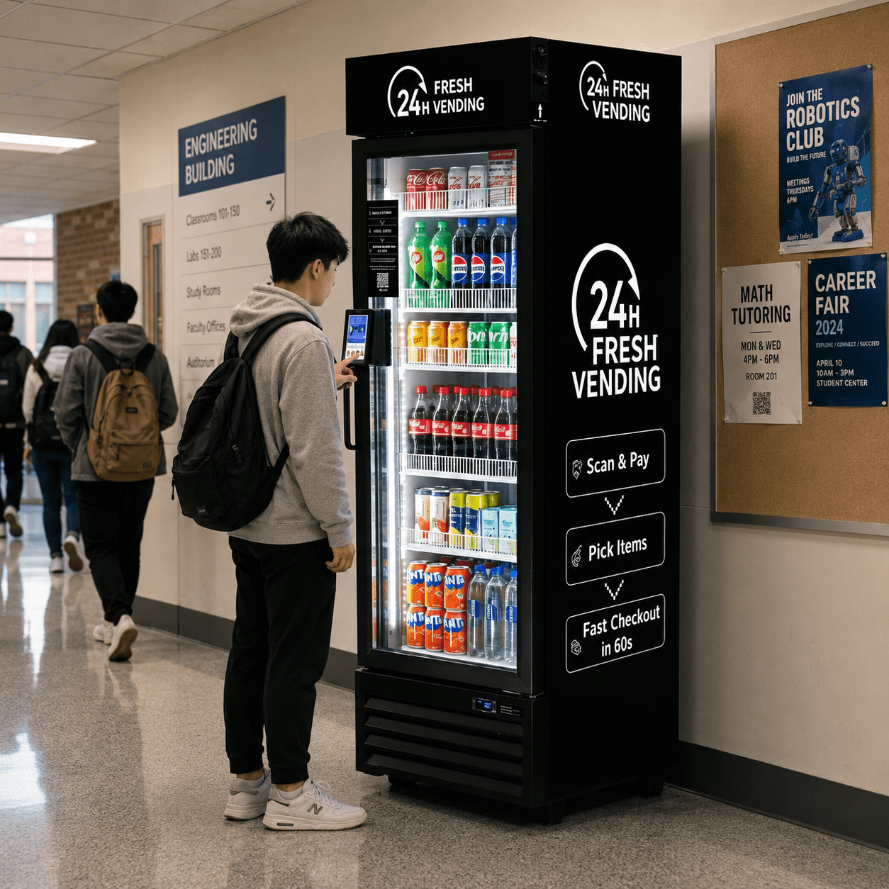 HAHA  360mini Vending Machine for Gym/Factory/School