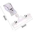 thumbnail image 2 of 48Pcs Signe Clair Clips Clip en Plastique Support de Signe Stand, Clips Pivotants Signes Tag Signes, 2 of 7