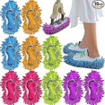 thumbnail image 1 of 10 fundas de zapatillas de trapeador de microfibra suaves, lavables y reutilizables suelo ing d DiRT H trapeador masculino y femenino herramienta de limpieza de oficina, 1 of 4