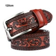 thumbnail image 4 of Thinsony Fashionable And Functional Fashion Printing Belt For Men Flexible And Smooth Red-Brown 120cm 1Set, 4 of 6