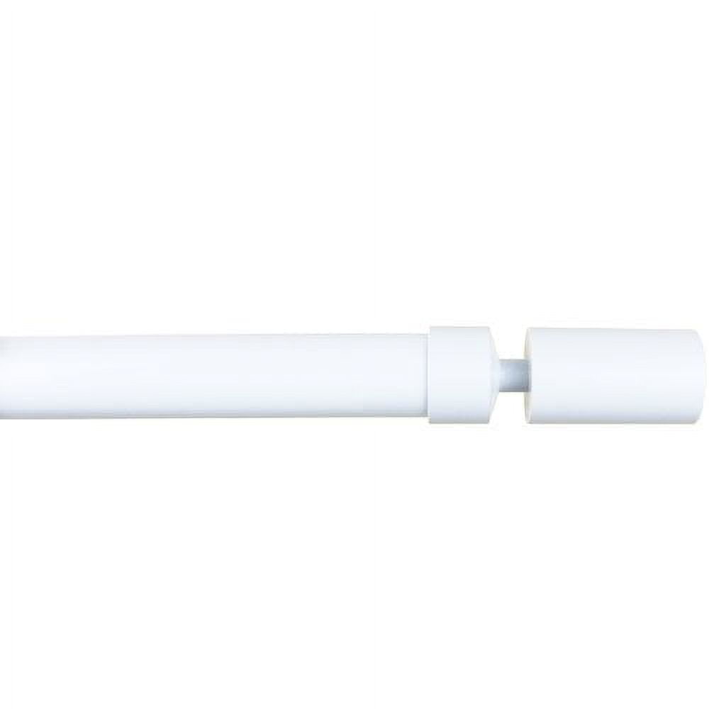 Urbanest 1" Sullivan Curtain Rod, 84"-120", Brushed Steel