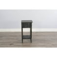 thumbnail image 4 of Sunny Designs Marina Farmhouse Mahogany Wood Chair Side Table in Black Sand, 4 of 6