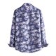 thumbnail image 5 of Camisas Para Hombre Camisa estampada informal de otoño e invierno para hombre, camisa de manga larga con solapa y botones, camisa informal de manga larga con solapa estampada (Purple, XXL), 5 of 6