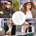 thumbnail image 7 of NOGIS Eyeglass Nose Pads, 2mm Thickness Transparent Adhesive Anti Slip Glasses Nose Grips with Air Bag for Sunglasses Eyeglasses Reading Glasses (20 Pairs, Clear), 7 of 7