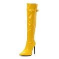 thumbnail image 7 of Women's Pointed Toe Stiletto Over-the-Knee Boots - Stylish High Heel Long Boots for Cocktail Party, Prom & Carnival | Elegant Evening Footwear, 7 of 7