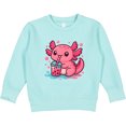 thumbnail image 2 of Inktastic Summer Axolotl Toddler Sweatshirt, 2 of 4