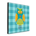 thumbnail image 1 of "Treasures Owl on Blue Plaid Panel wall-decor, Multicolor" Caroline's Treasures BB6755UP88, 1 of 1