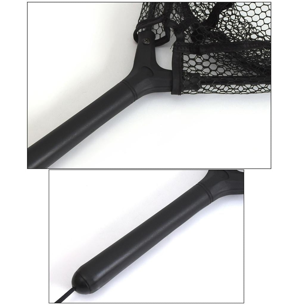 Wswqop Fly Fishing Landing Net Smooth Performance With Safety Line Durable Fish