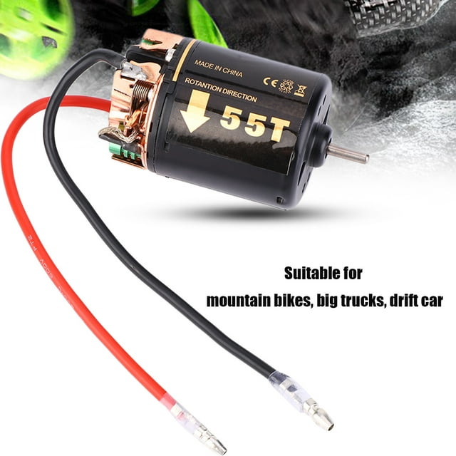 35T 45T 55T RC Model Car Motor Replacement, Universal RC Model Car 540 Brushless Motor for Big Trucks Climbing Car Model