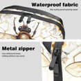 thumbnail image 4 of Honeybee Travel Case Charger Pouch Hard Drive Bag Cable Organizer Desk Cord Travel Organizer Waterproof Oxford Fabric Electronic Digital Accessories Storage Bag Black 5.9x9.44x3.14 in, 4 of 6