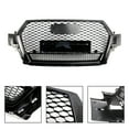 thumbnail image 5 of Gloss Black Front Bumper Radiator Vent Mesh Grille Grill Fit For Audi Q7 2016-2019, 5 of 15