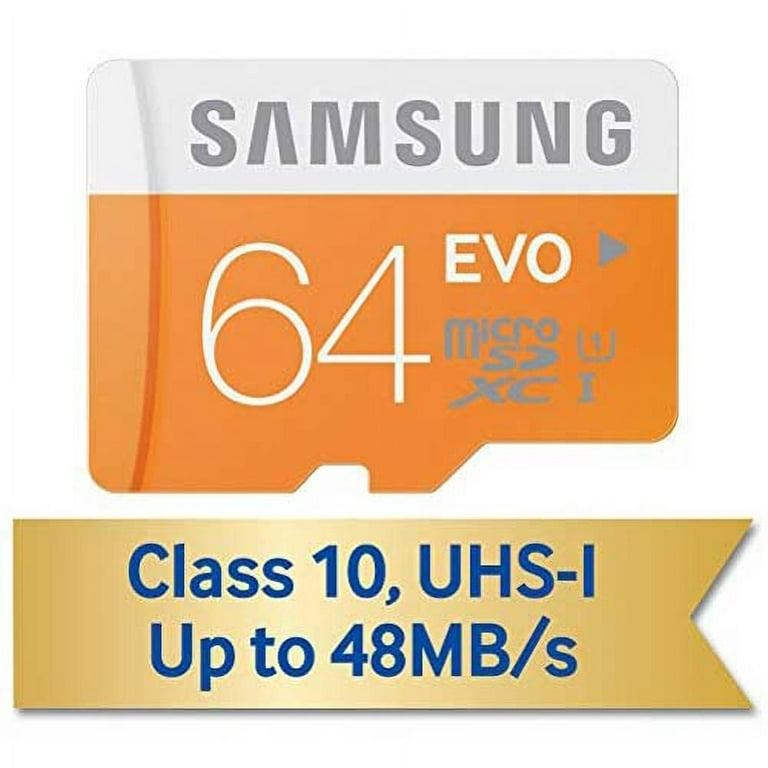 Carte mémoire Samsung 100 Mo/s (U3) MicroSD EVO avec adaptateur 64