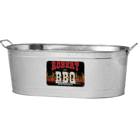 Personalized BBQ Master Beverage Tub