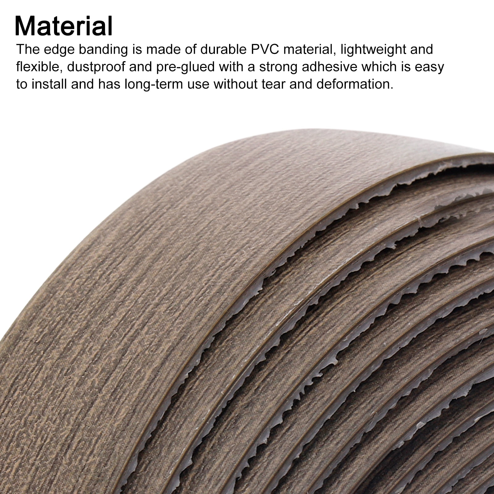 REGALWOVEN Edge Banding Pre-Glued Wood Veneer Edging for Cabinet Repair and Restoration 3/4" x 49.2'