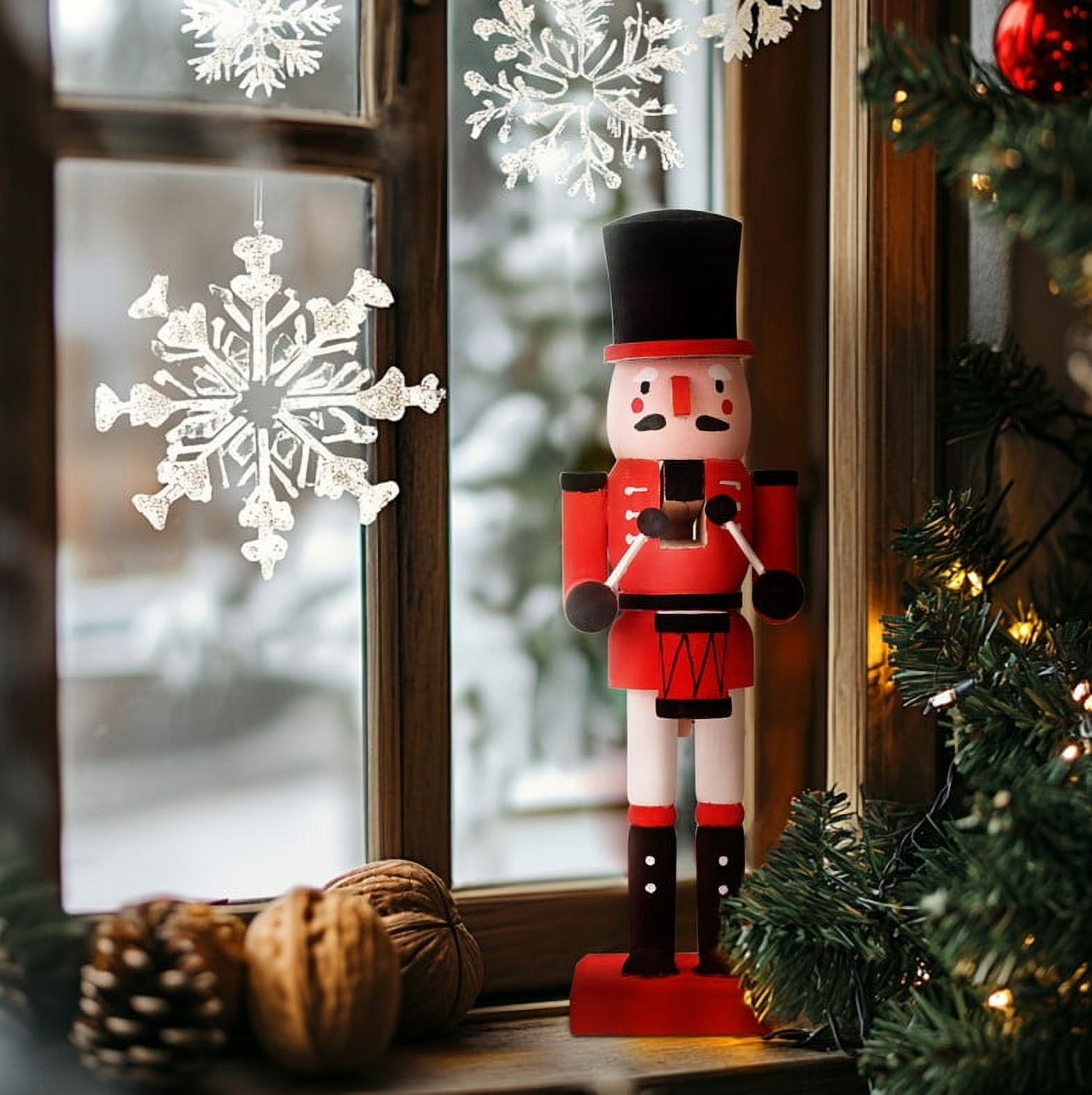 Holiday Time Make Your Own Nutcracker Craft Kit, 2.76 x 9.84 x 2.56 Inch, Wooden Decoration, Unisex, Christmas