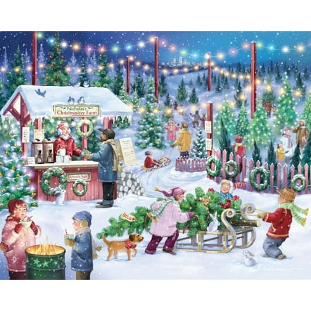 Vermont Christmas Company Christmas Tree Farm - 1000 Piece Jigsaw Puzzle