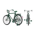 thumbnail image 3 of 1:10 Alloy Bicycle Model Vintage Miniature Simulation Collection Free Standing Bike Model with Inflator Briefcase Green, 3 of 4