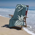 thumbnail image 4 of PHYHOO Text Microfiber Beach Towel for Adult Quick Dry Sand Free Lightweight Oversized Ultra Soft Skin-Friendly Swim Pool Travel Picnic Shower Bath Towel Blanket 30x60in, 4 of 8