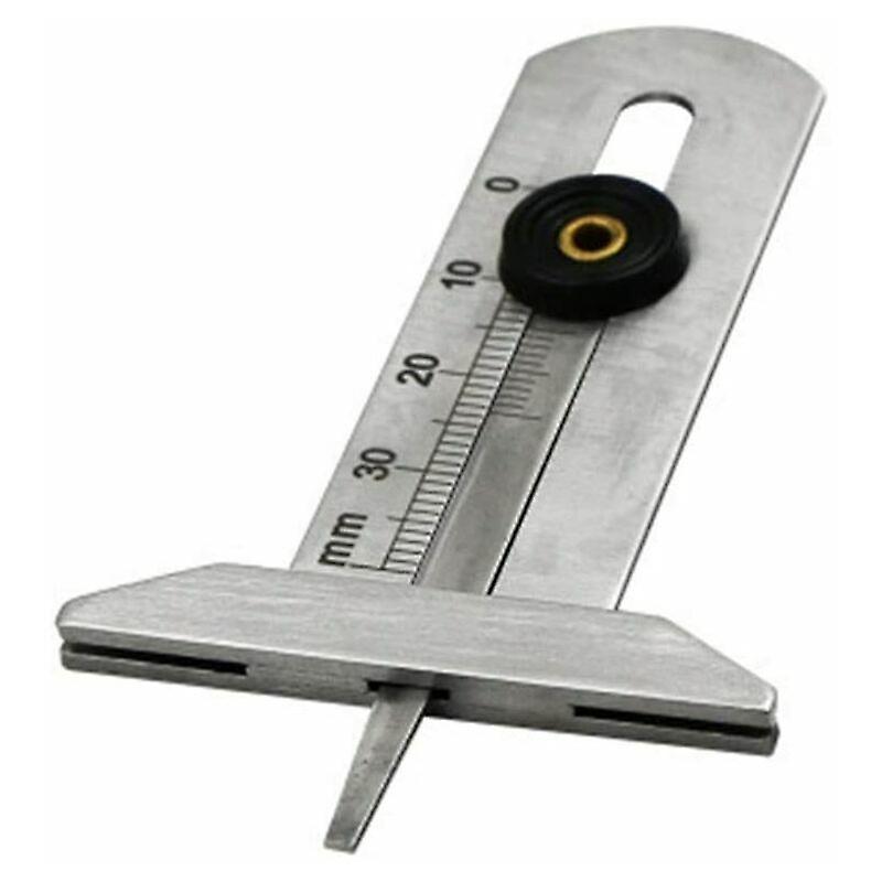 Tire Wear Gauge, Tire Depth Gauge Stainless Steel Tire Safety Ruler