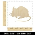 thumbnail image 2 of Mouse Solid Wood Shape Unfinished Piece Cutout Craft DIY Projects - 4.70 Inch Size - 1/8 Inch Thick, 2 of 7