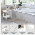 thumbnail image 6 of Dycanpo Shower Chair for Bathtub,Waterproof Non-Slip Shower Bench with Armrests/Storage Shelf,White, 6 of 7