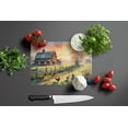 thumbnail image 3 of Carolines Treasures DAC7691LCB 15 x 12 in. Chicken Farmyard Sunrise Glass Cutting Board, 3 of 5