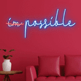 thumbnail image 2 of Glowneon Possible Neon Sign, Motivation Quote Office Decor, 2 of 4