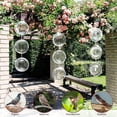 thumbnail image 2 of Buy 2 get 10% off Outdoor Bird , Reflective 3D Stainless Steel Wind Deflector, Garden Decoration, Bird Device, Keeping And Pigeons Away From Your H, 2 of 5