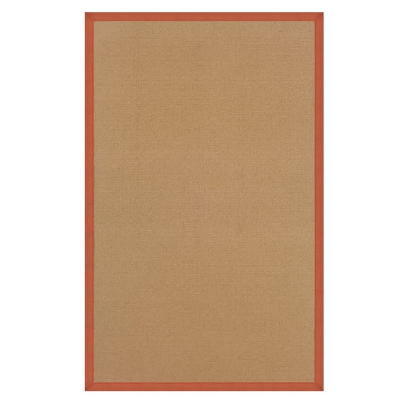 Linon Athena Cork & Burnt Orange 5x8 Area Rug