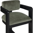 thumbnail image 5 of Meridian Furniture Sacha Green Velvet Stool, 5 of 9