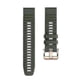 thumbnail image 3 of Watch Bands For Garmin Fenix 7s / 6s Pro / 5s Plus / Instinct 2s , Horizontal Stripes Silicone 20mm Strap With Rose Gold Buckle, 3 of 3