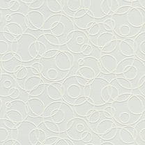 Brewster Home Fashions Artemisia White Circles Paintable Wallpaper