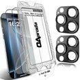 thumbnail image 1 of Protector de pantalla OAproda para iPhone 16 Pro de 6,3" vidrio 9H+ para lente, 1 of 9