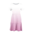 thumbnail image 6 of Wancir Women's Summer Casual T Shirt Dresses Short Sleeve Swing Dress with Pockets, 6 of 6