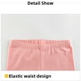 thumbnail image 4 of Phenas 4 Pack Cotton Toddler Girls Bike Shorts Cartwheel Shorts Under Dress Safety Shorts, 4 of 7