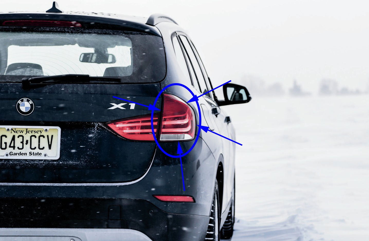 BMW E84 X1 RIGHT OUTER TAILLIGHT REAR LAMP 2013-2015 NEW TAIL LIGHT GENUINE OE - Walmart.com ...