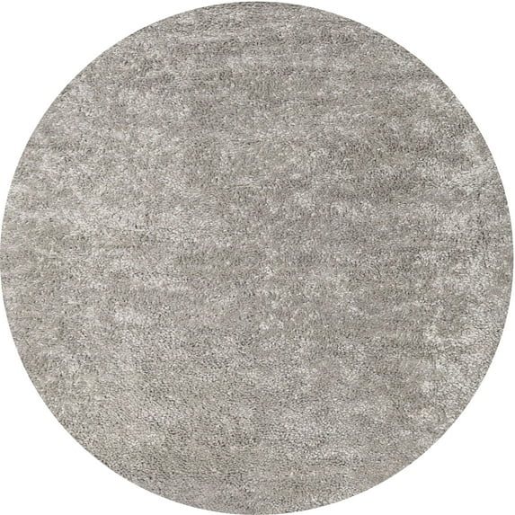 Ahgly Company Machine Washable Indoor Round Contemporary Sage Green Area Rugs, 5' Round